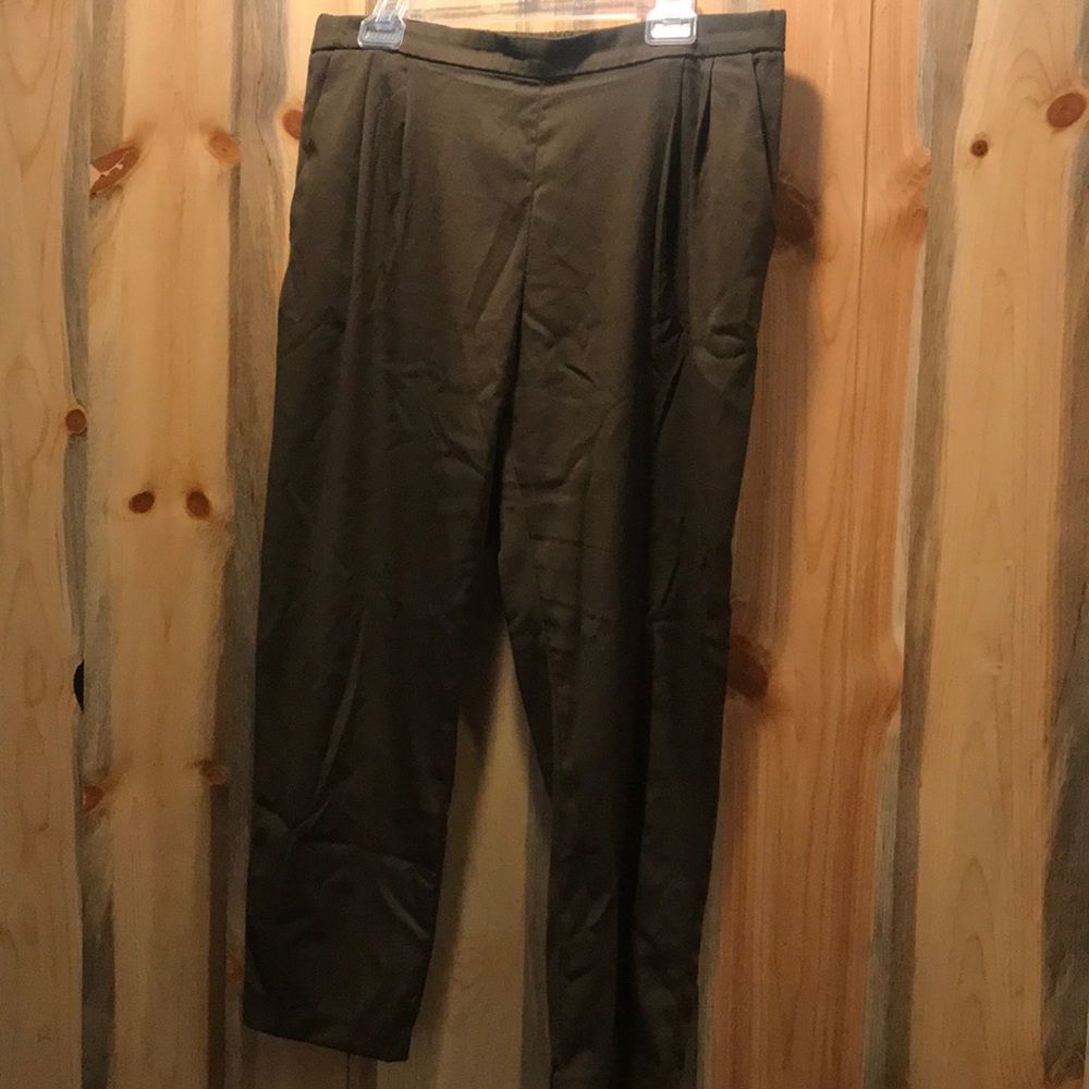 Olive H&M Work Pants